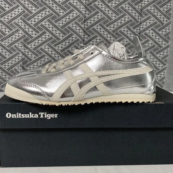Asics Onitsuka Tiger Mexico 66 Silver Off White - Picture 5 of 6